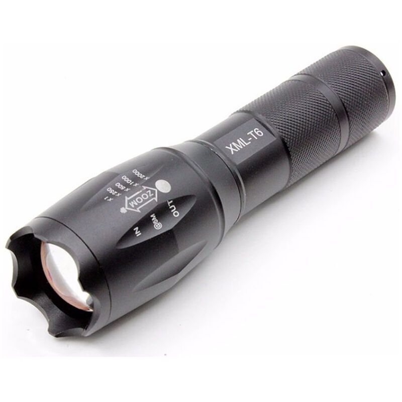 2 Pack LED Torch 1000 Lumens Zoomable Flashlight 5 Modes - Image 3
