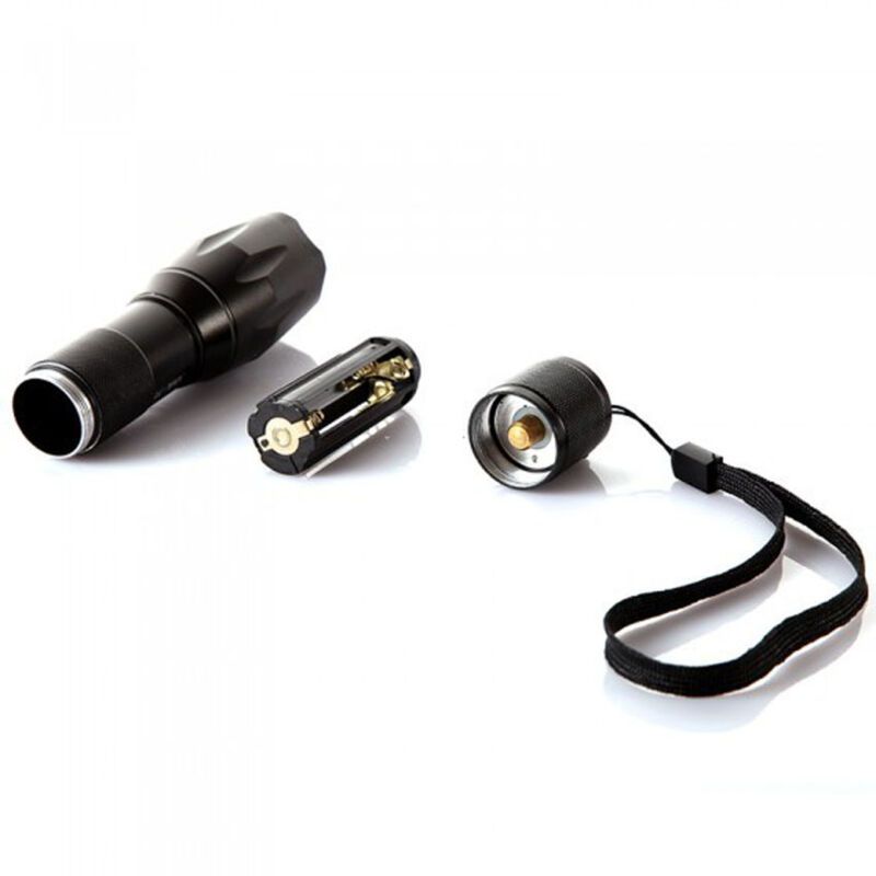 2 Pack LED Torch 1000 Lumens Zoomable Flashlight 5 Modes - Image 4