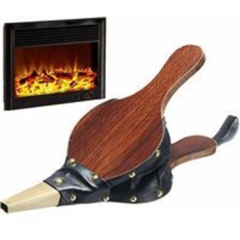 Chimney Bellows Vintage Wood Fire Blower, 30.5 x 12.5 cm - Image 4