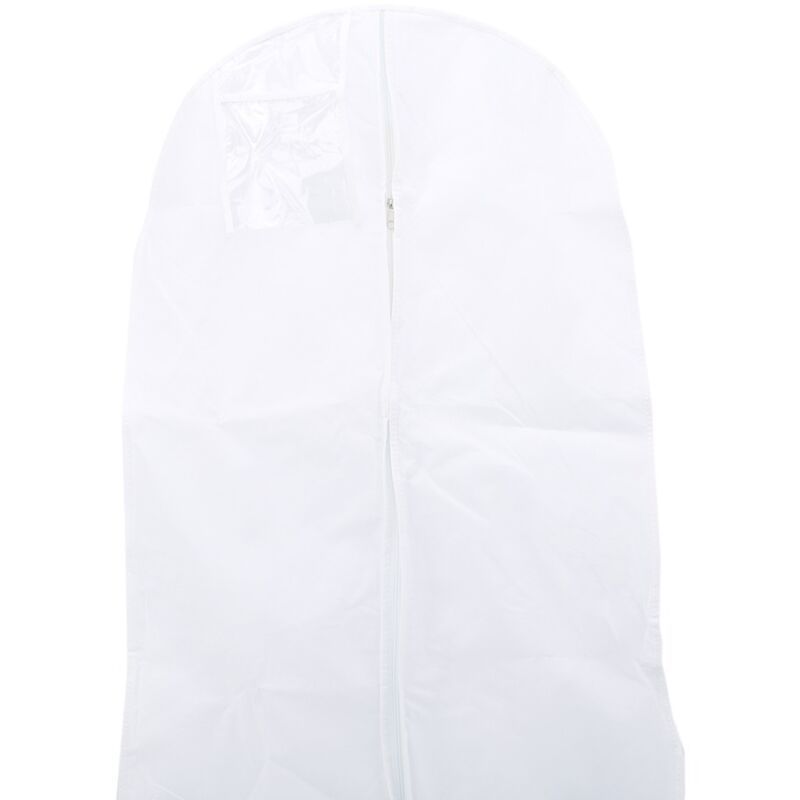 1 Pc Wedding Dress Dust Cover Breathable Non Woven Fabric White, 180 cm - Image 3
