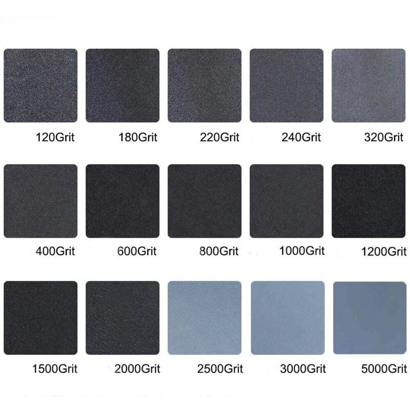 10 Pcs 2000 Grit Sandpaper Dry or Wet Abrasive Sheets, 9 x 3.6 in - Image 2