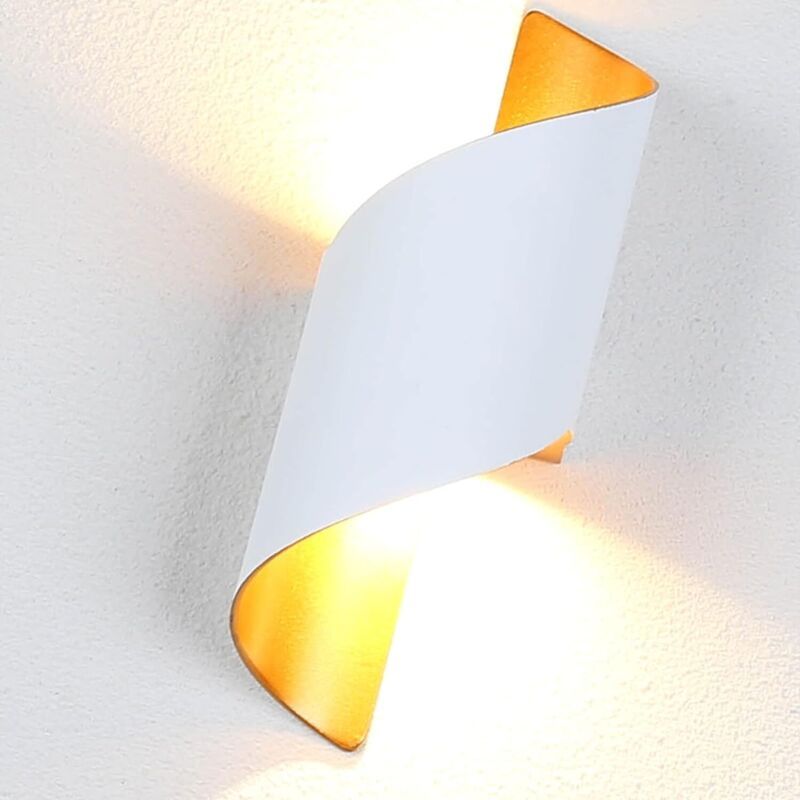 10W Spiral LED Wall Light 3000K Warm White - Image 2