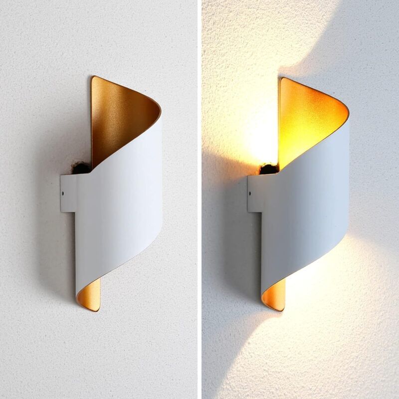 10W Spiral LED Wall Light 3000K Warm White - Image 4