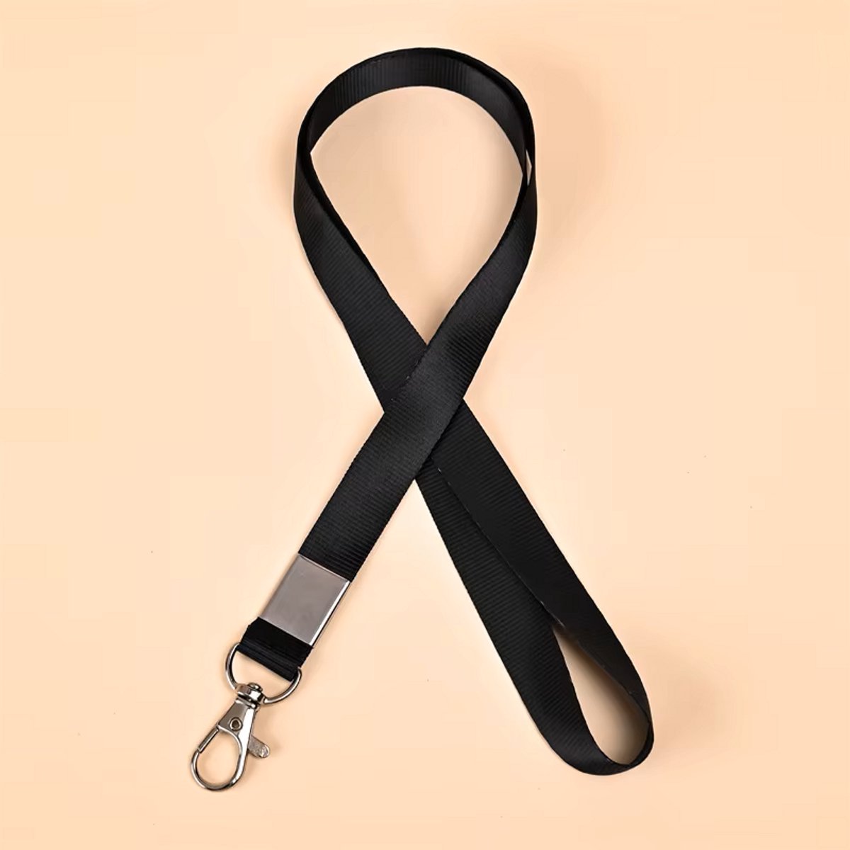 Keycord | 44 CM | Lanyard | Key cord | Black - Image 1