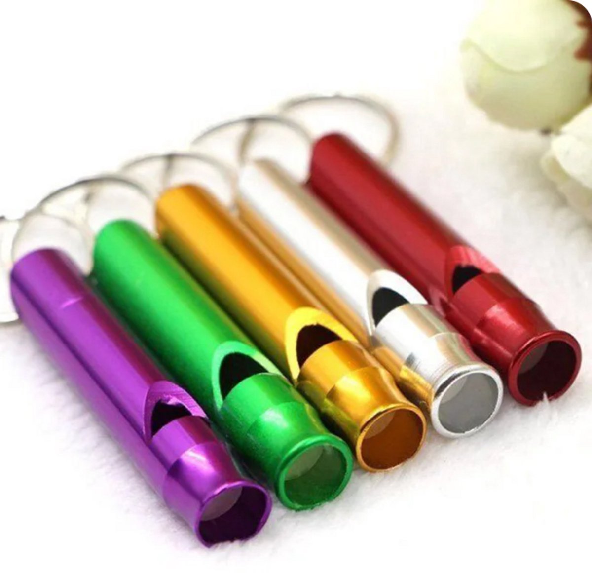 5x Emergency Whistle | Emergency Whistles | Keychain with emergency whistle | In Case of Emergency - Image 2