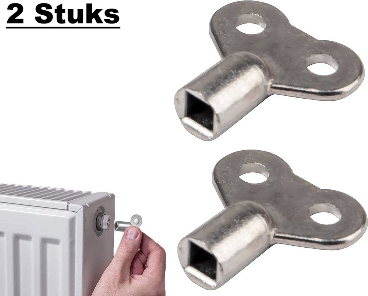 Bleeding Key | 2 Pieces | Radiator Wrench | 5.2mm - Image 1