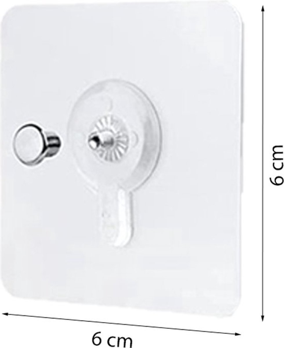 10x Adhesive Nail | Self-Adhesive Hooks | No Drilling Required Hanging System | Threaded - Image 3
