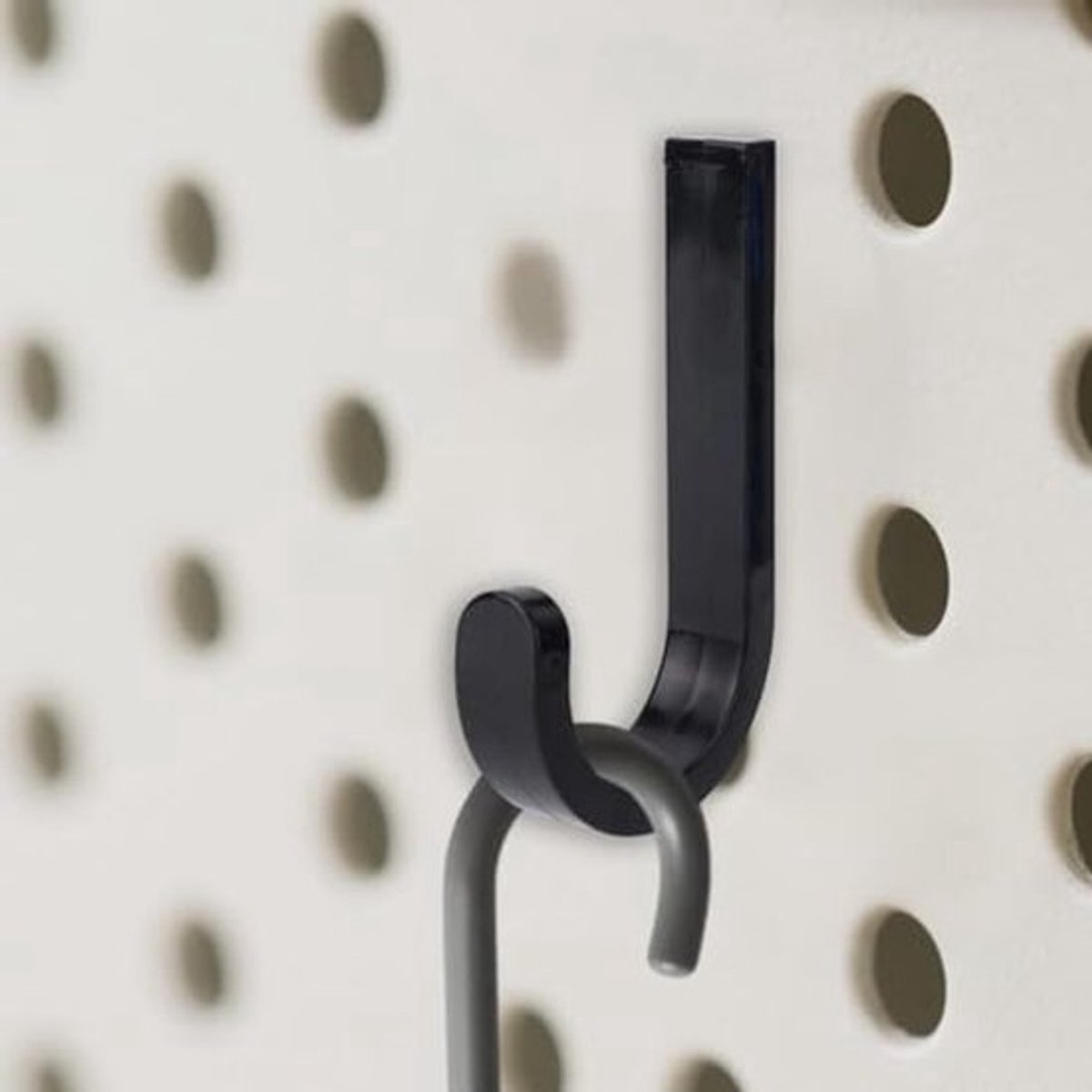 Set of 16 Storage Hooks for Suncast, 5 Black J-Shaped Tool Hooks Organizer with Long Wrench Short Screw Compatible with Suncast/Craftsman Storage Accessories - Image 6