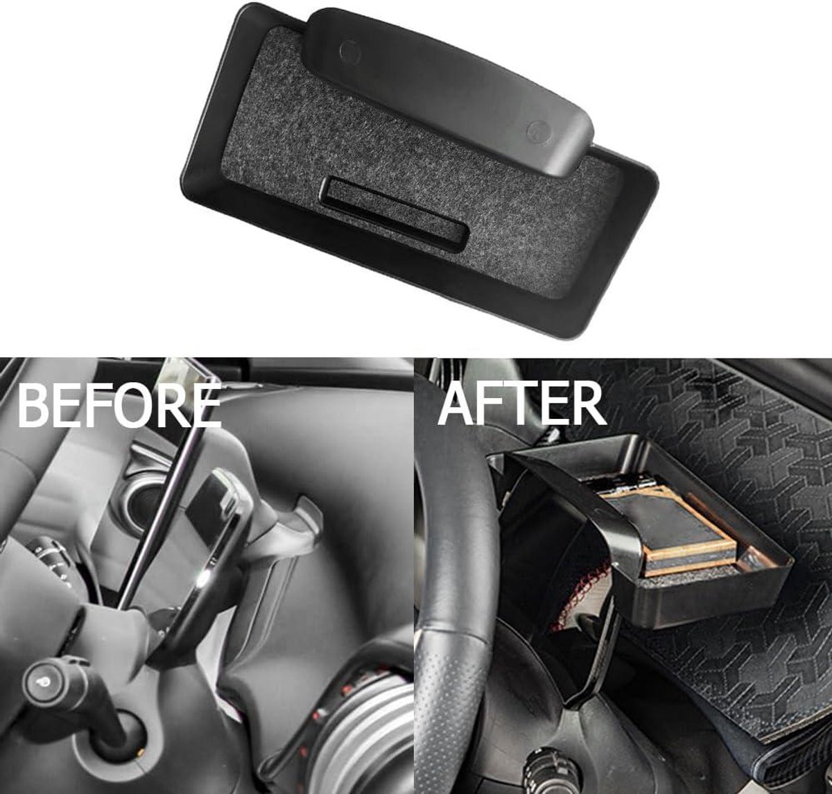 Allecto - Car Storage Box - Storage Accessories - LCD Screen - Sunshade - Organize - Suitable for B/Y*D Atto 3 Yuan Plus 2022-2023. - Image 4