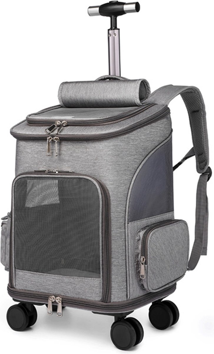 Luxury Dog & Cat Trolley | For Small Dog or Cat | Dog Backpack | Dog Buggy | Cat Travel Carrier - Image 1