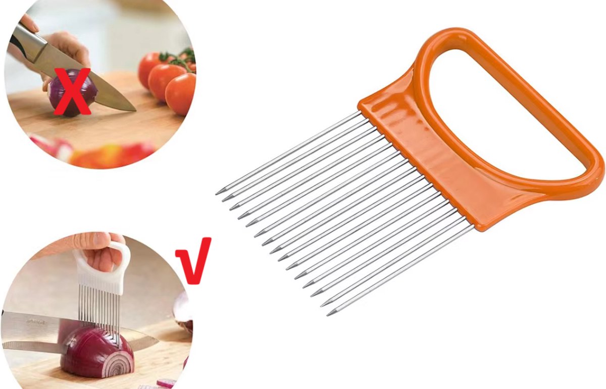 Onion comb | Onion slicer | Vegetable slicer | - Image 1