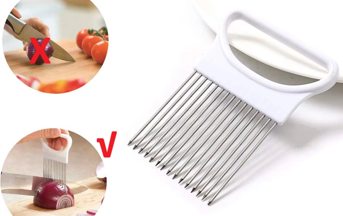 Onion comb | Onion slicer | Vegetable slicer | - Image 1
