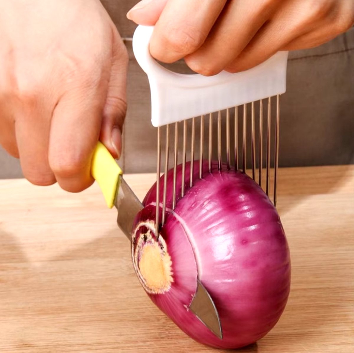 Onion comb | Onion slicer | Vegetable slicer | - Image 3
