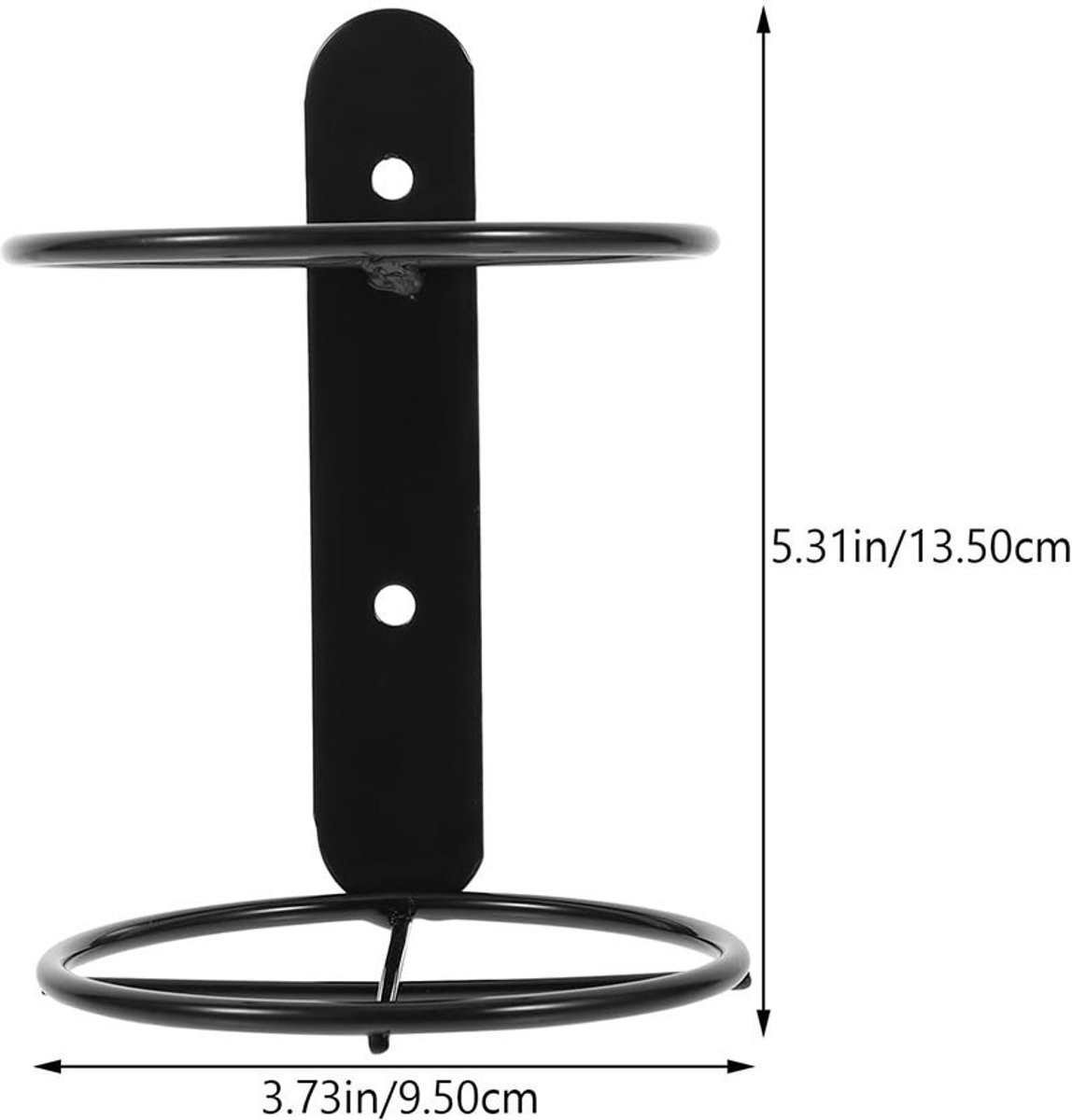 4-piece wall wine rack, iron wine display rack, wall bottle rack, black storage accessories, metal storage rack for drinks/wine - Image 1