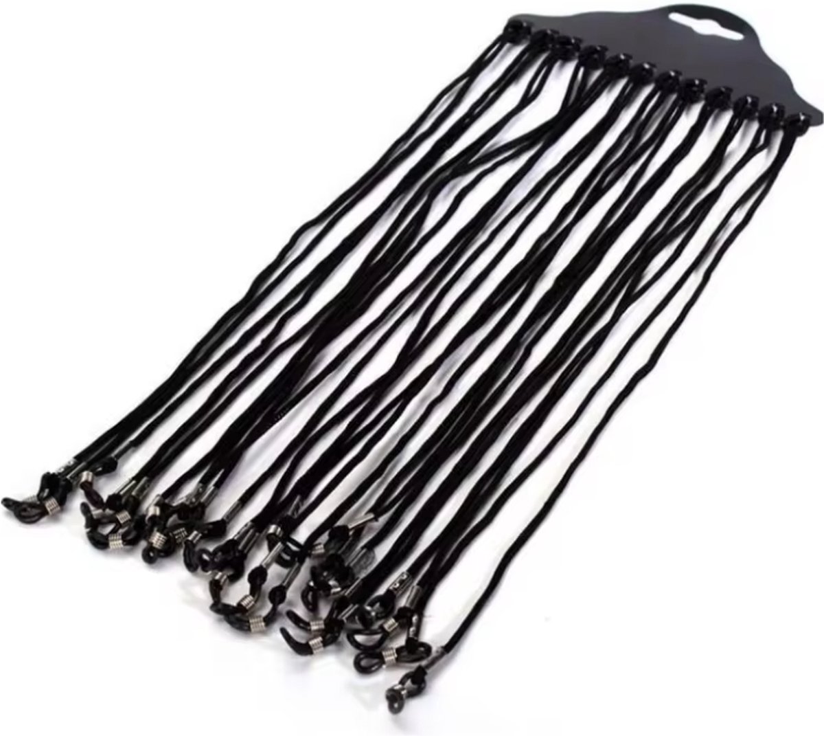 Glasses Cord / 12 Pieces / Black Cord / 3D - Image 1
