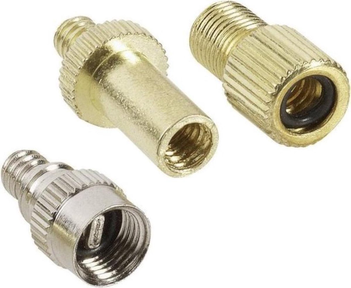 Adapter for bicycle valve - 3-piece - bicycle valve - adapter - Image 1