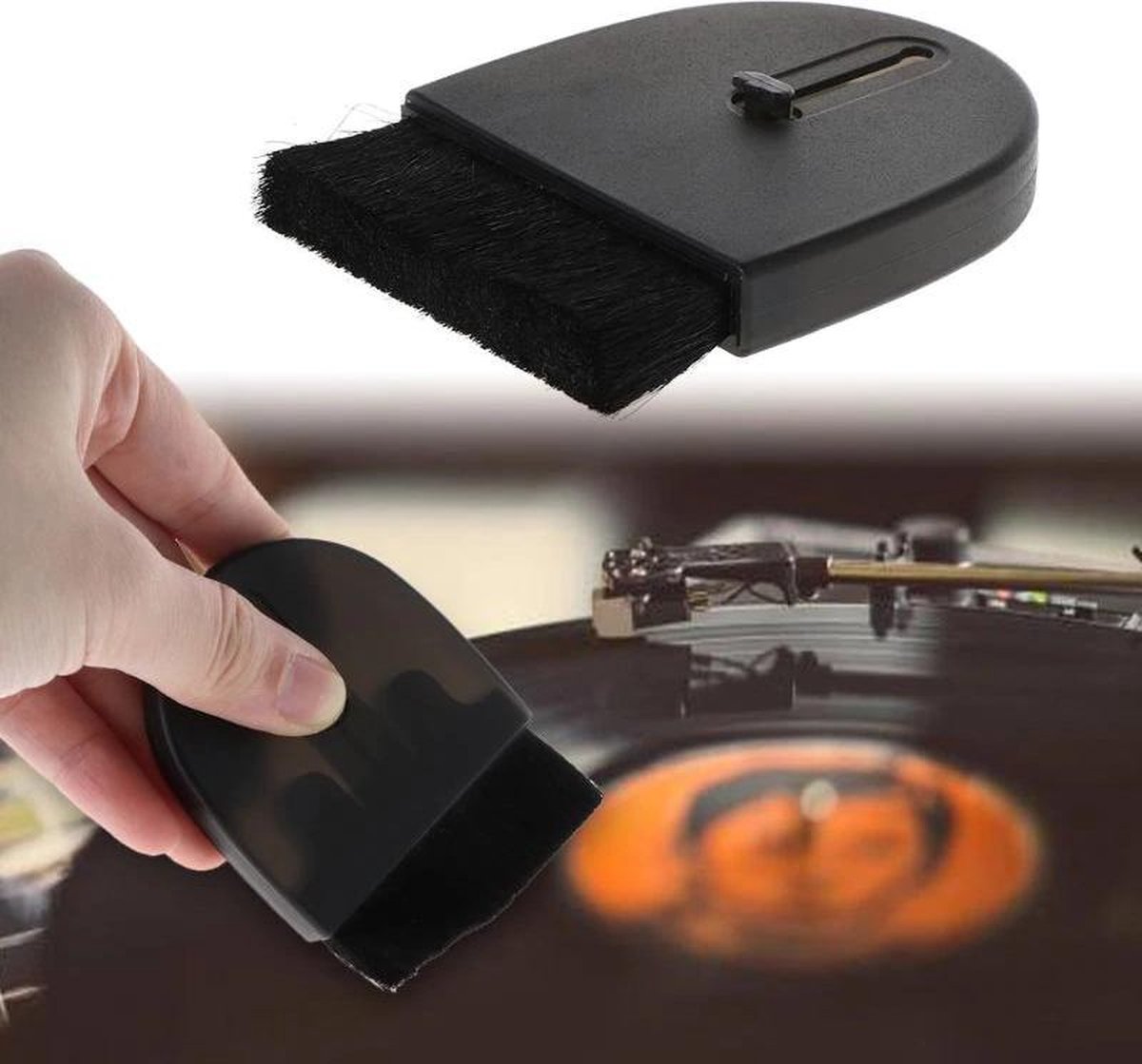 Record Brush | Dust Brush | Vinyl | Cleaner | Anti-static | LP Brush - Image 1