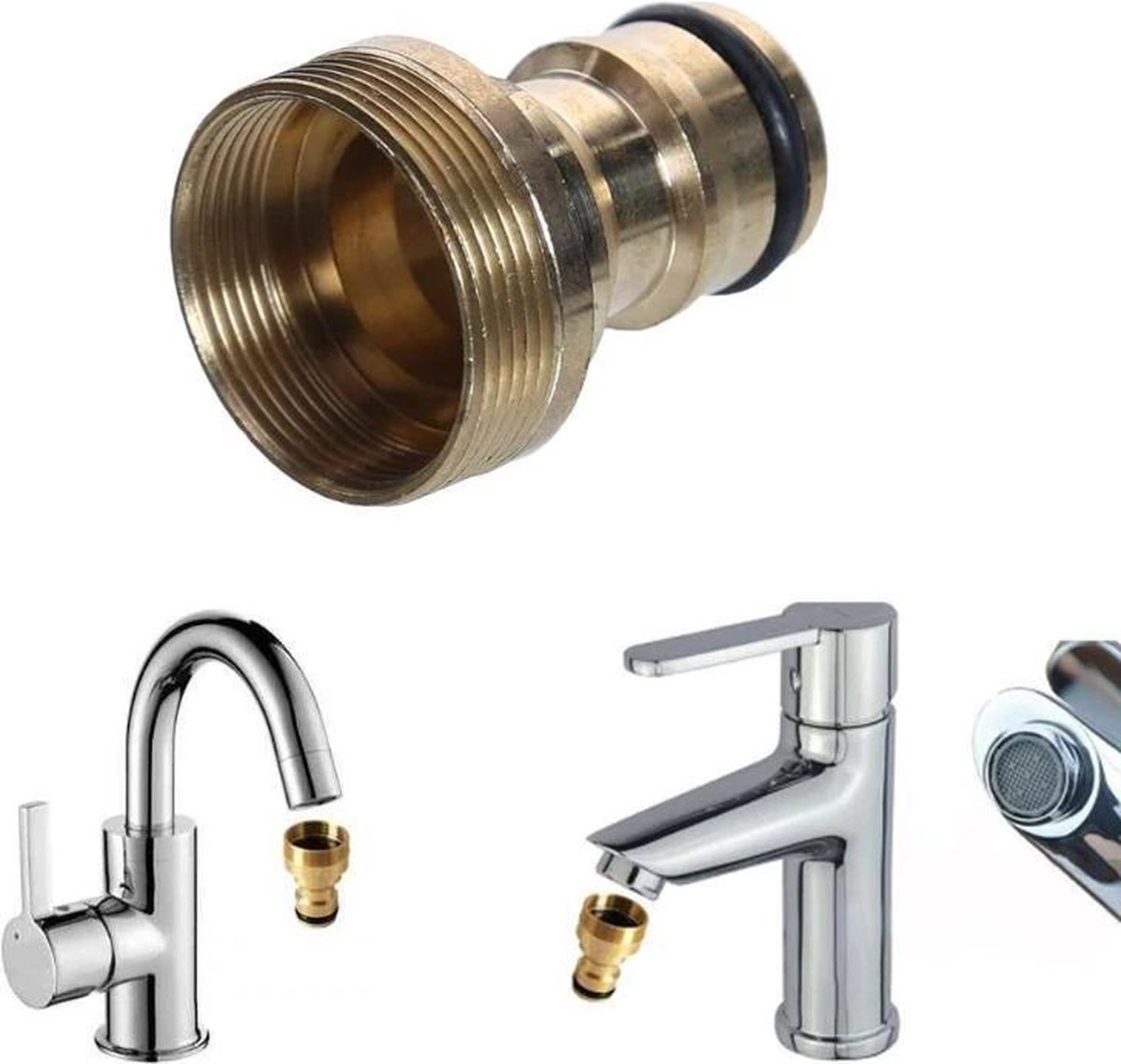 Kitchen Faucet Adapter | Universal | Tap Adapter | For Connecting a Hose | Faucet Connector - Image 1