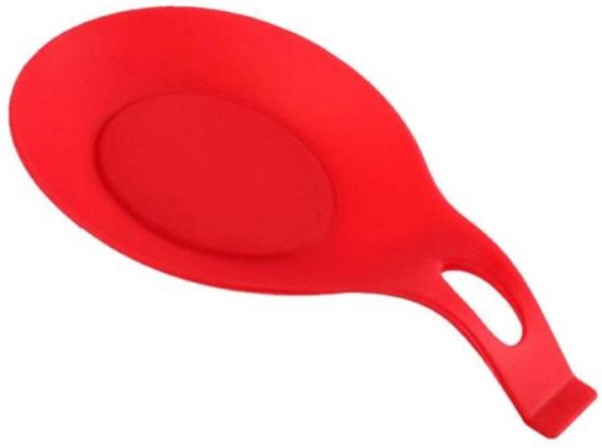 Spoon Mat | Kitchen Utensil Holder | Kitchen Tool | Kitchen Accessories | Heat Resistant | Silicone | Keep Your Countertop Clean | 20x10 CM | BLUE - Image 1