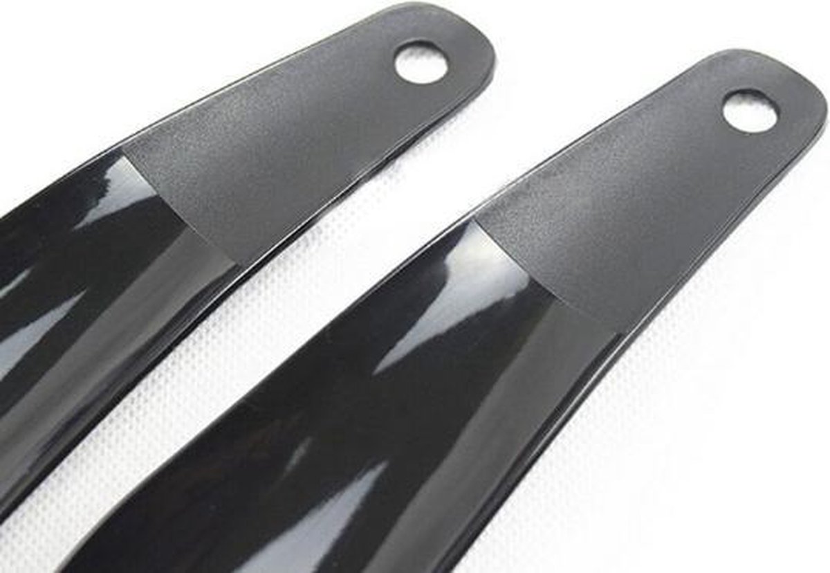 Plastic Shoehorn 16 CM | Shoe Entry Aid | Shoe Accessories | BLACK - Image 2