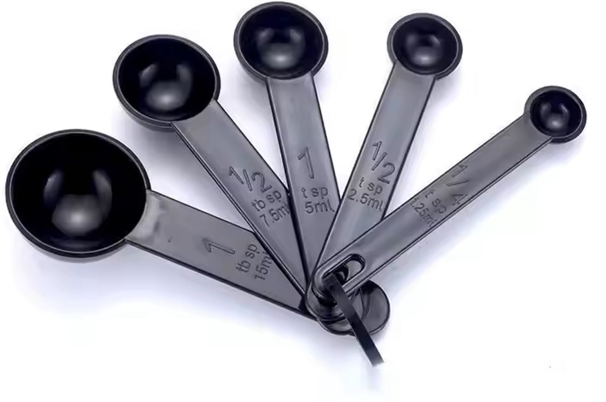 Measuring Spoon Set 5 Pieces | Kitchen Utensils | Measuring Spoon | PURPLE - Image 2