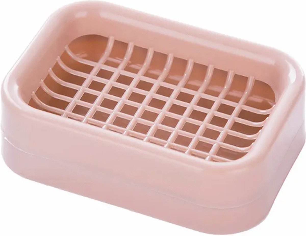 Soap holder | Soap dish | Soap rack | Shower | Bathroom | Soap | Pink - Image 1
