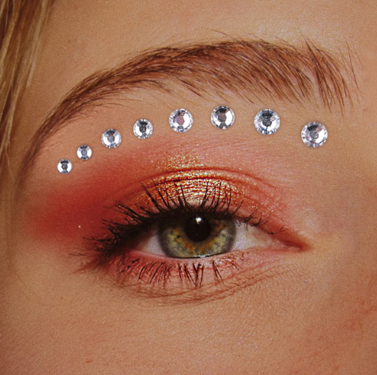 Diamond Face - Glitter makeup stickers in 4 sizes - 100 pieces - Image 3