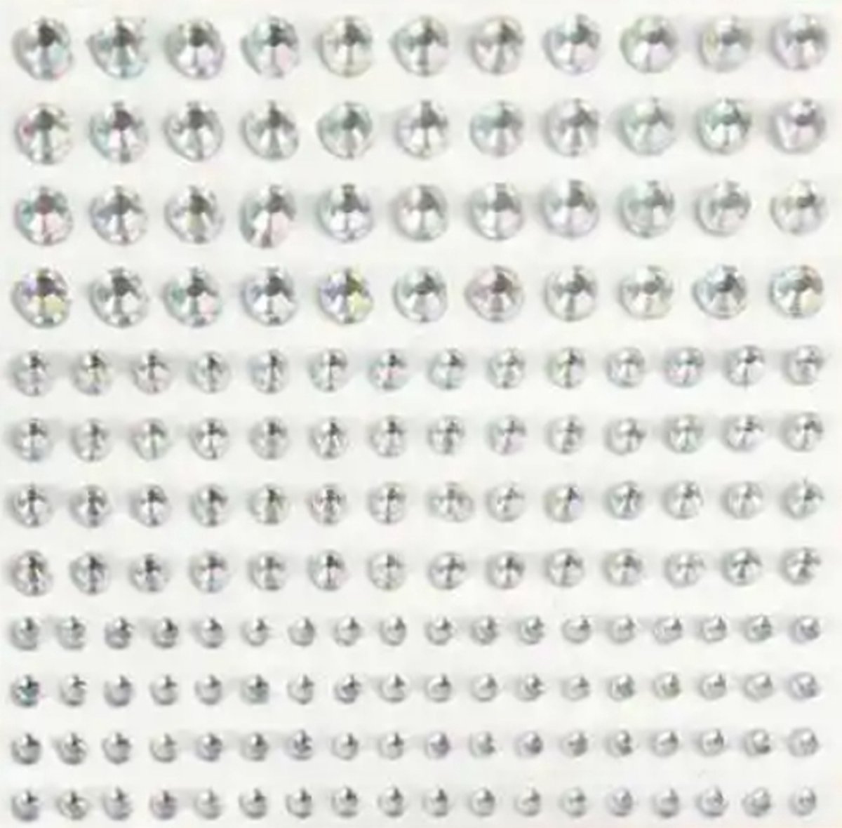 Diamond Face - Glitter makeup stickers in 4 sizes - 100 pieces - Image 4