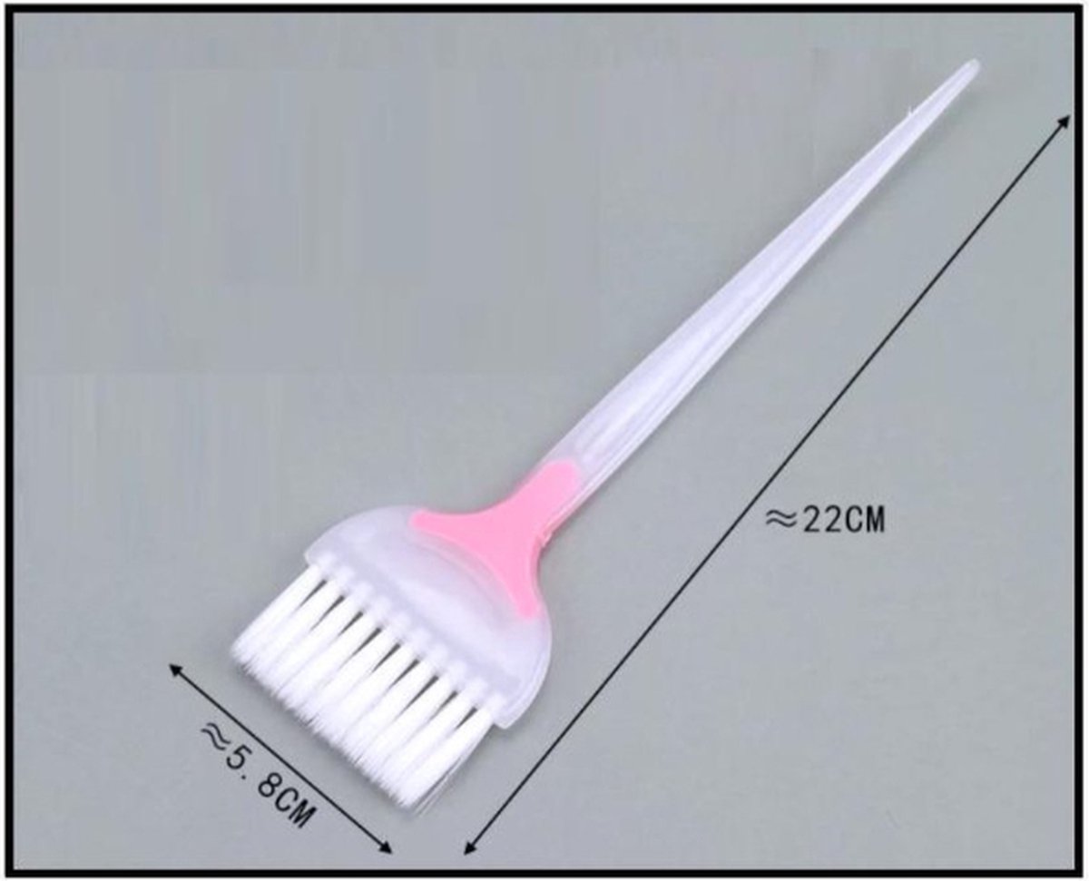 Hair Dye Brush | Paint Brush | For Applying Hair Dye | Hairdresser Accessories | Black/Pink - Image 3