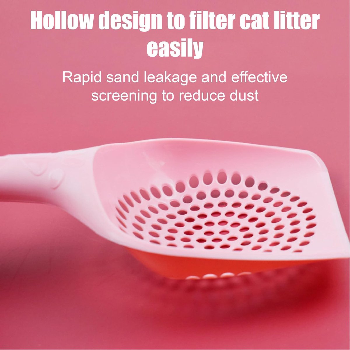 Cat Litter Scoop | Poop Scoop | 25 CM | Small Holes | BLUE - Image 6