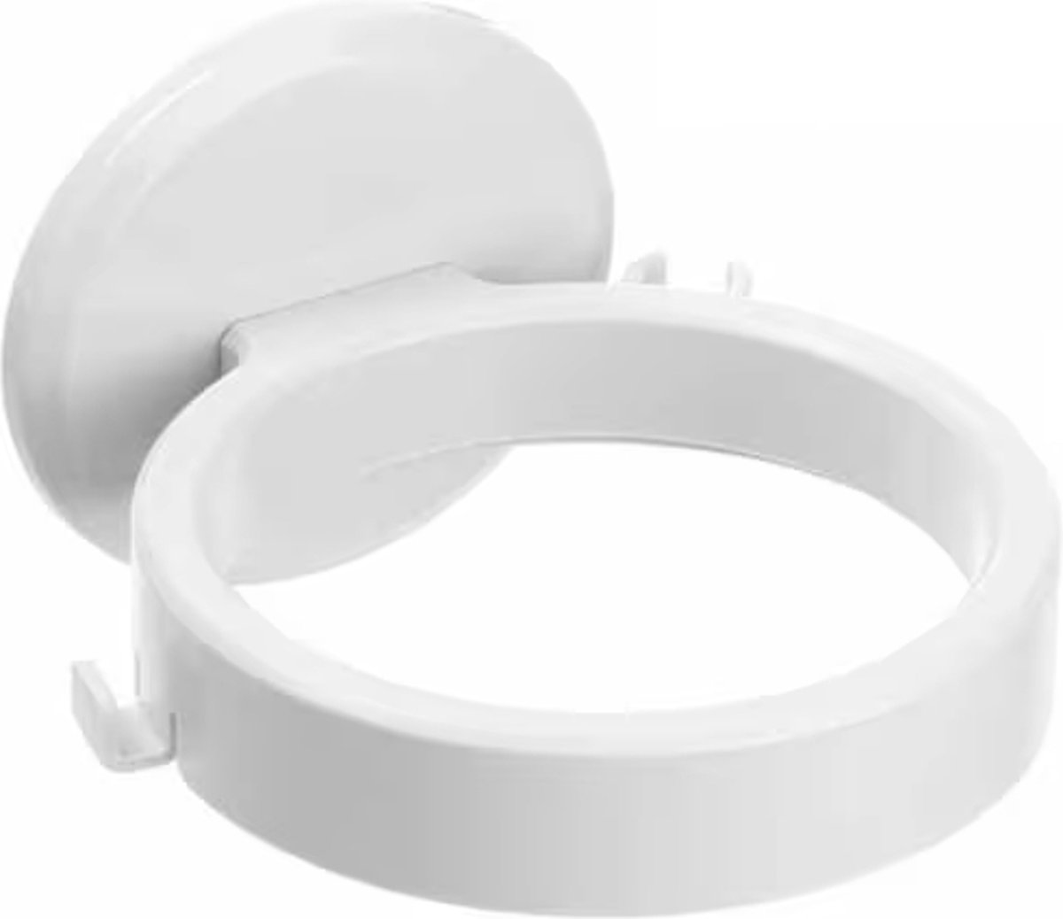 No Drilling Required Hair Dryer Holder | Hair Dryer Wall Bracket | Hair Dryer Holder | Hair Dryer Holder | Self-Adhesive | WHITE - Image 1