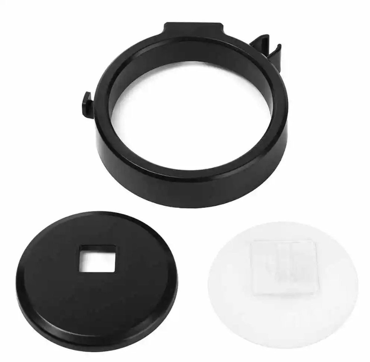No Drilling Required Hair Dryer Holder | Hair Dryer Wall Bracket | Hair Dryer Holder | Hair Dryer Holder | Self-Adhesive | WHITE - Image 3