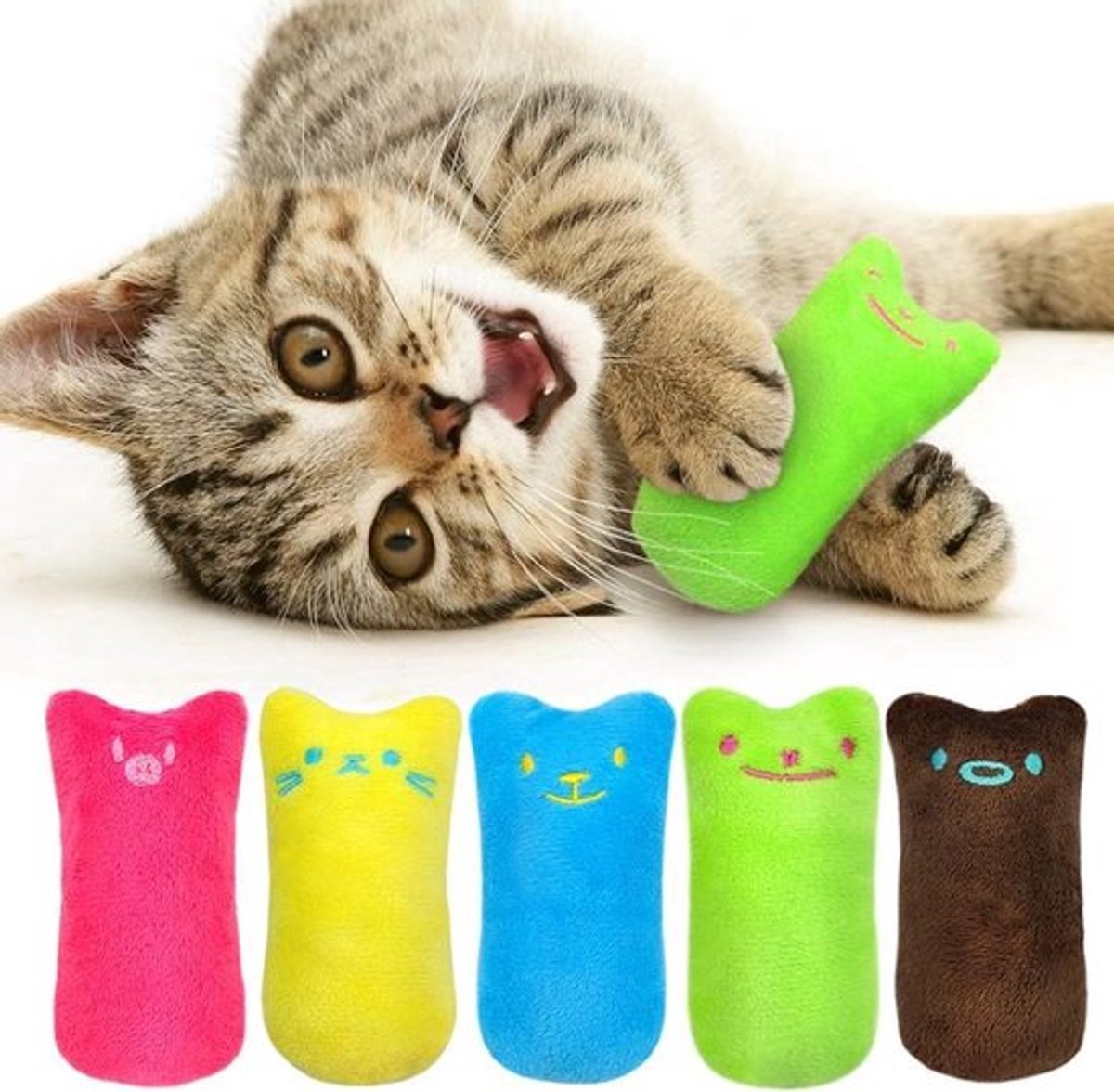 Catnip Plush Toy | Cat Toys | Catnip | Cat Toys | BROWN - Image 5