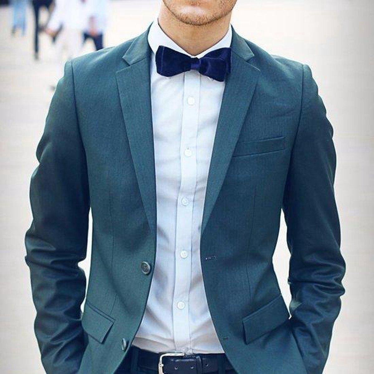 Bow tie – anthracite – bow – bow tie - pre-tied - Image 6