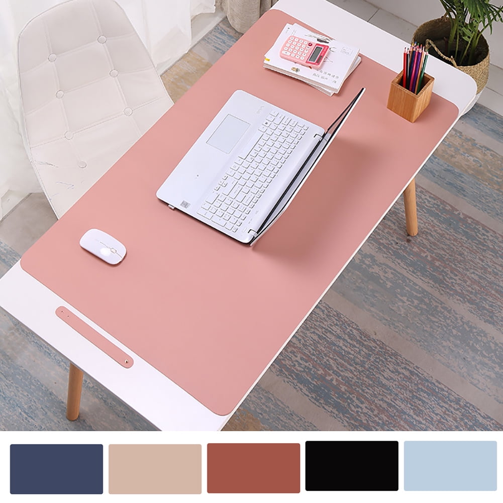 Dengjunhu Desk Pad Protector,Mouse Pad,Office Desk Mat, Non-Slip Desk Blotter, Laptop Desk Pad, Waterproof Desk Writing Pad for Office and Home Gray - Image 1