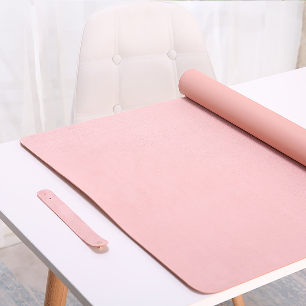 Dengjunhu Desk Pad Protector,Mouse Pad,Office Desk Mat, Non-Slip Desk Blotter, Laptop Desk Pad, Waterproof Desk Writing Pad for Office and Home Gray - Image 3
