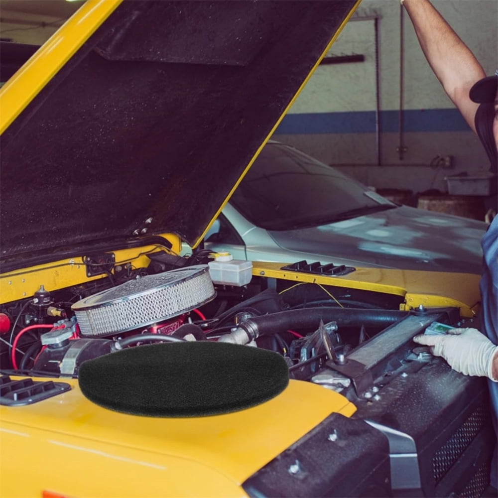 14.9Inch Black Oil Drain Splash Pad,Oil Change Mat,Round No Splatter Pad,High Temperature Splash Pad,Oil Spill Mat for Car Oil Changing (Round) - Image 5