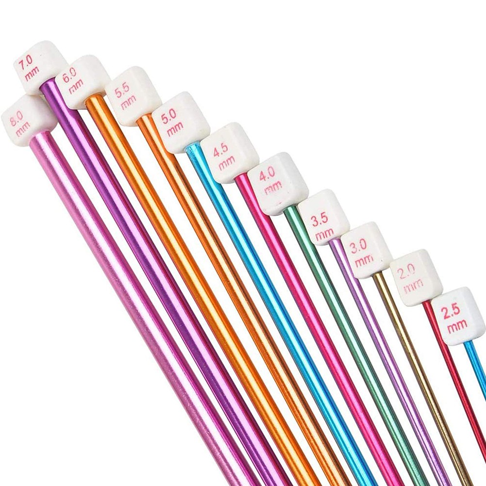 Ruibeauty 11Pcs Long Tunisian Afghan Crochet Hooks Aluminum Knitting Needles 10.6 - Image 6