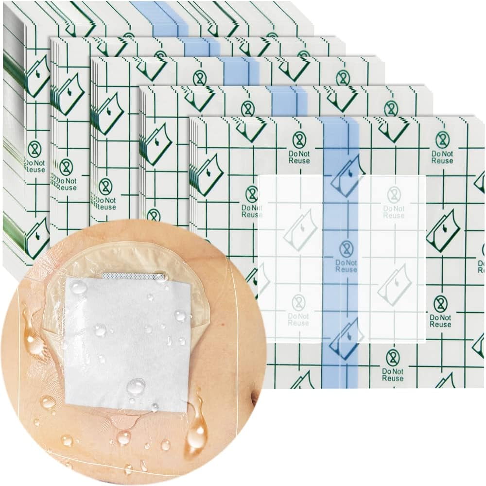 25 Pcs Waterproof Ostomy Shower Cover 8