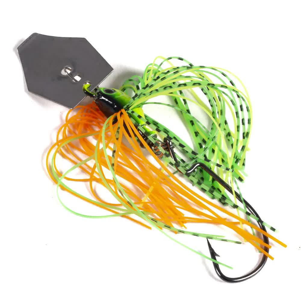 2 of 6 Pcs/lot Artificial Fishing Lures s 10cm11g Chatterbait Spinner Bait Blade Jig Dancer Buzzbait Wobbler Fishing Accessorie 6 Pcs mix - Image 6