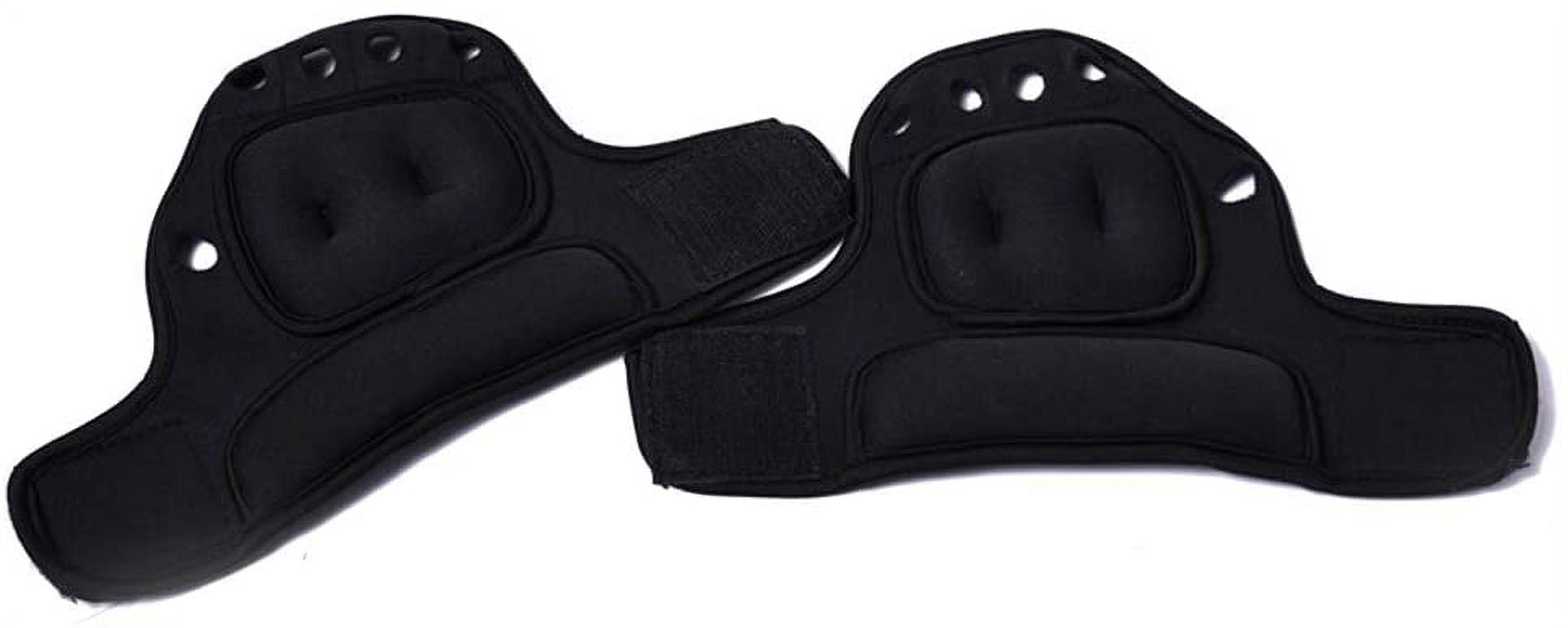 Weighted Exercise Gloves, Pair of 2 lb,Sandbag Weight Bearing Training Gloves Fitness Gloves with Wrist Suort for Gym Boxing, Cross Training, Cardio Workouts Black free size - Image 5