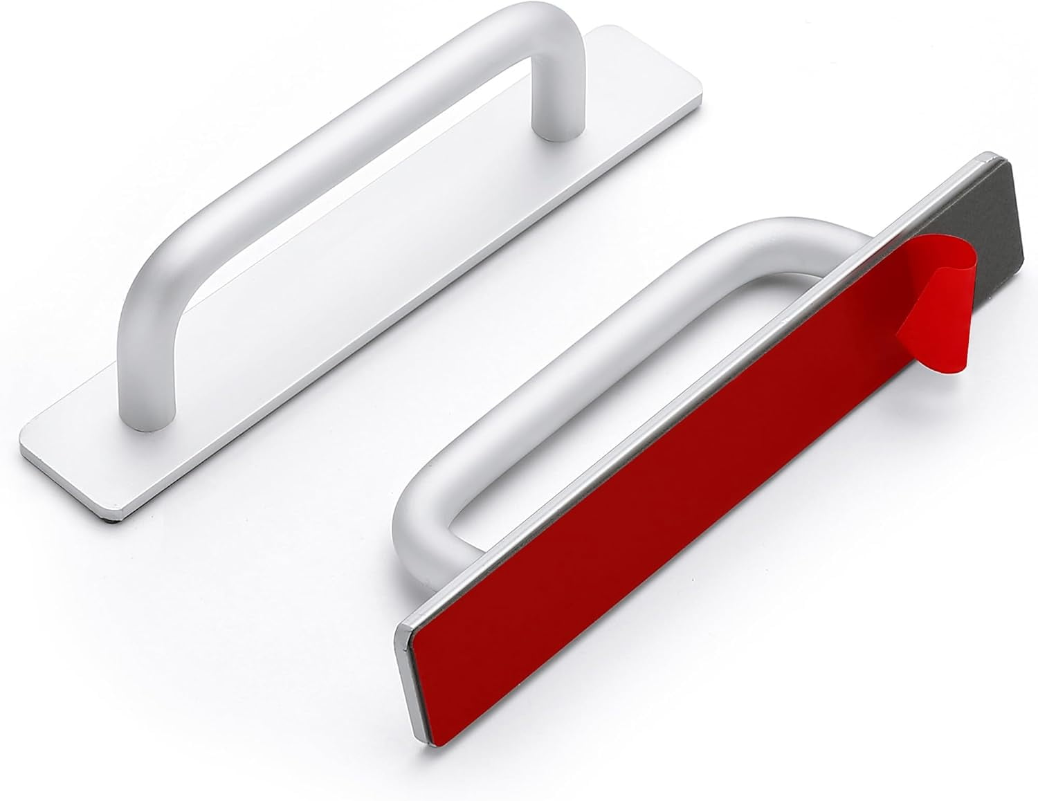 2 Pack Adhesive Handles Self Stick Instant Cabinet Handles 5.83