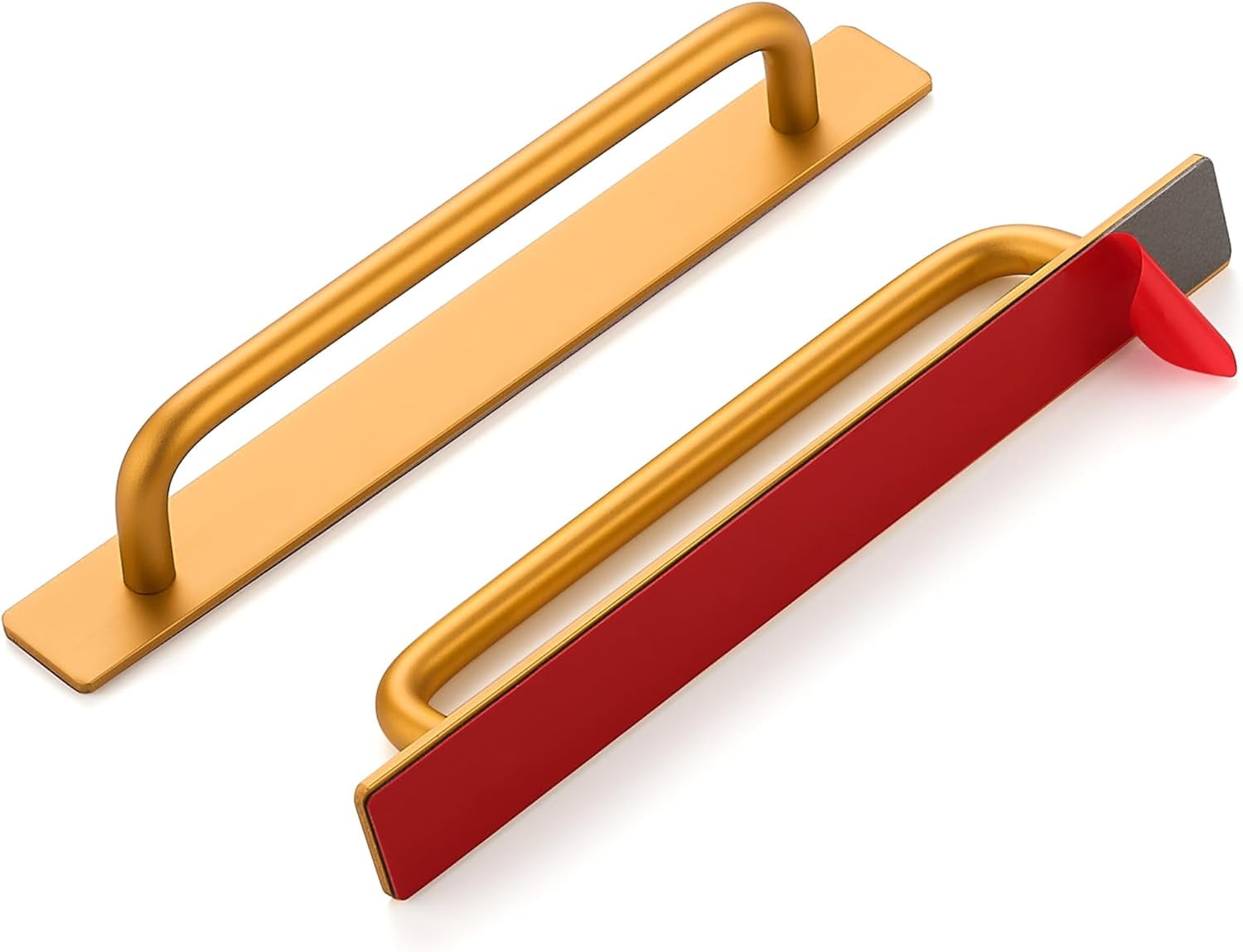 2 Pack Adhesive Handles Self Stick Instant Cabinet Handles 5.83
