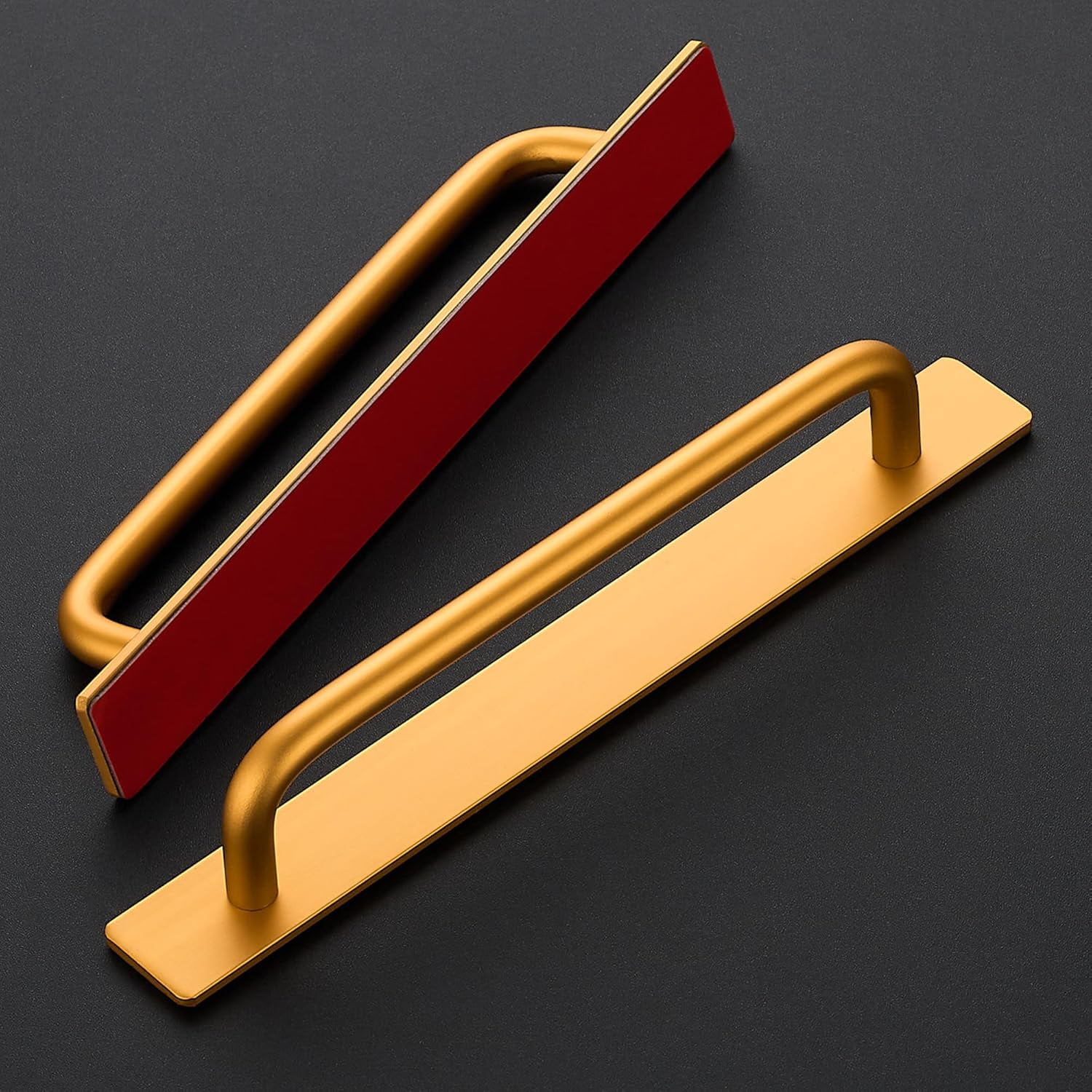 2 Pack Adhesive Handles Self Stick Instant Cabinet Handles 5.83