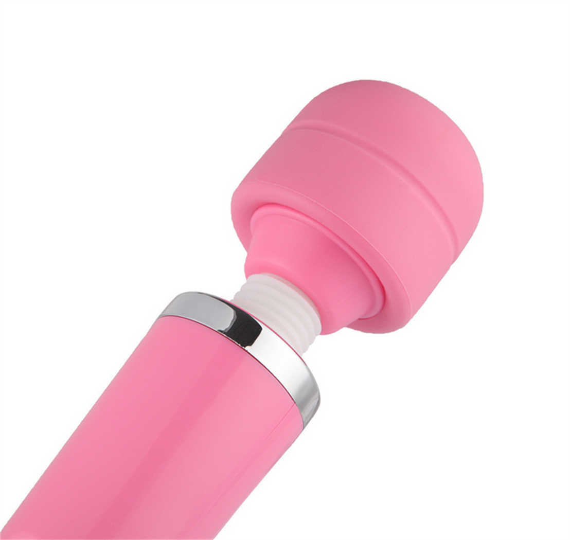 Tutuviw 10 Speeds Wired Powerful Handheld Electric Back Massager with Strong Vibrations, Personal Therapy Massager for Muscle Aches, Sports Recovery, Body Pain (Black) Pink - Image 5