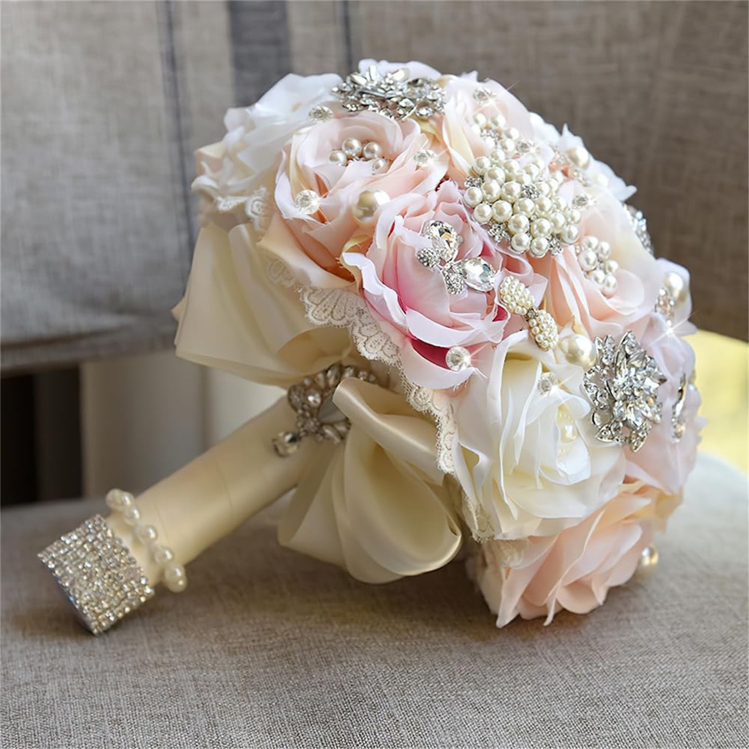 100 Pcs Rhinestone Bouquet Pins,Corsage Bouquet Pins for Flowers,Boutonniere Straight Pins for Bouquets,Wedding,Wrist Flower Decoration,Sewing Craft - Image 4
