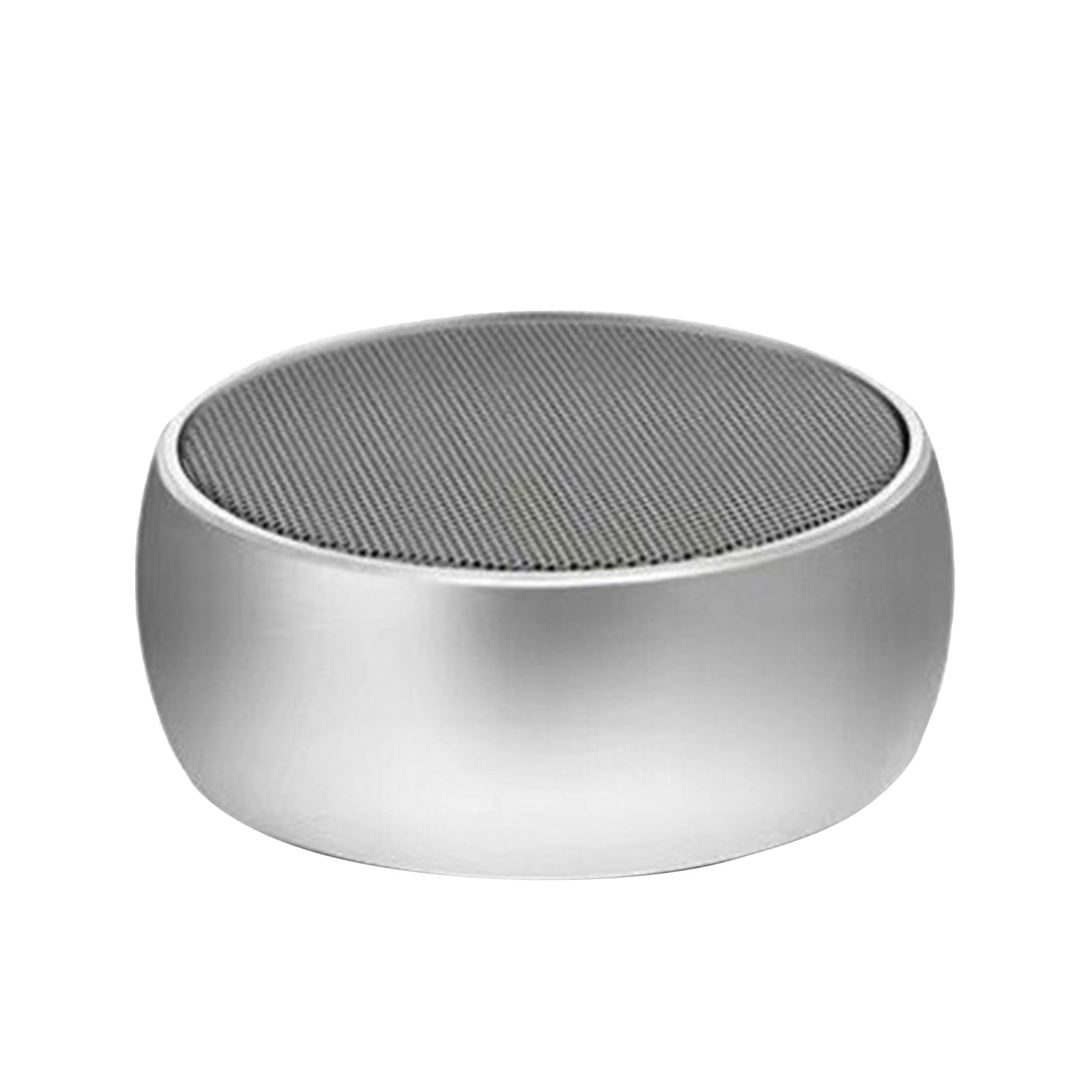 BS02 Bluetooth Smart Speaker, Outdoor Portable Mini Boombox With Bass, Card Slot, And Sound Amplification Silver - Image 1