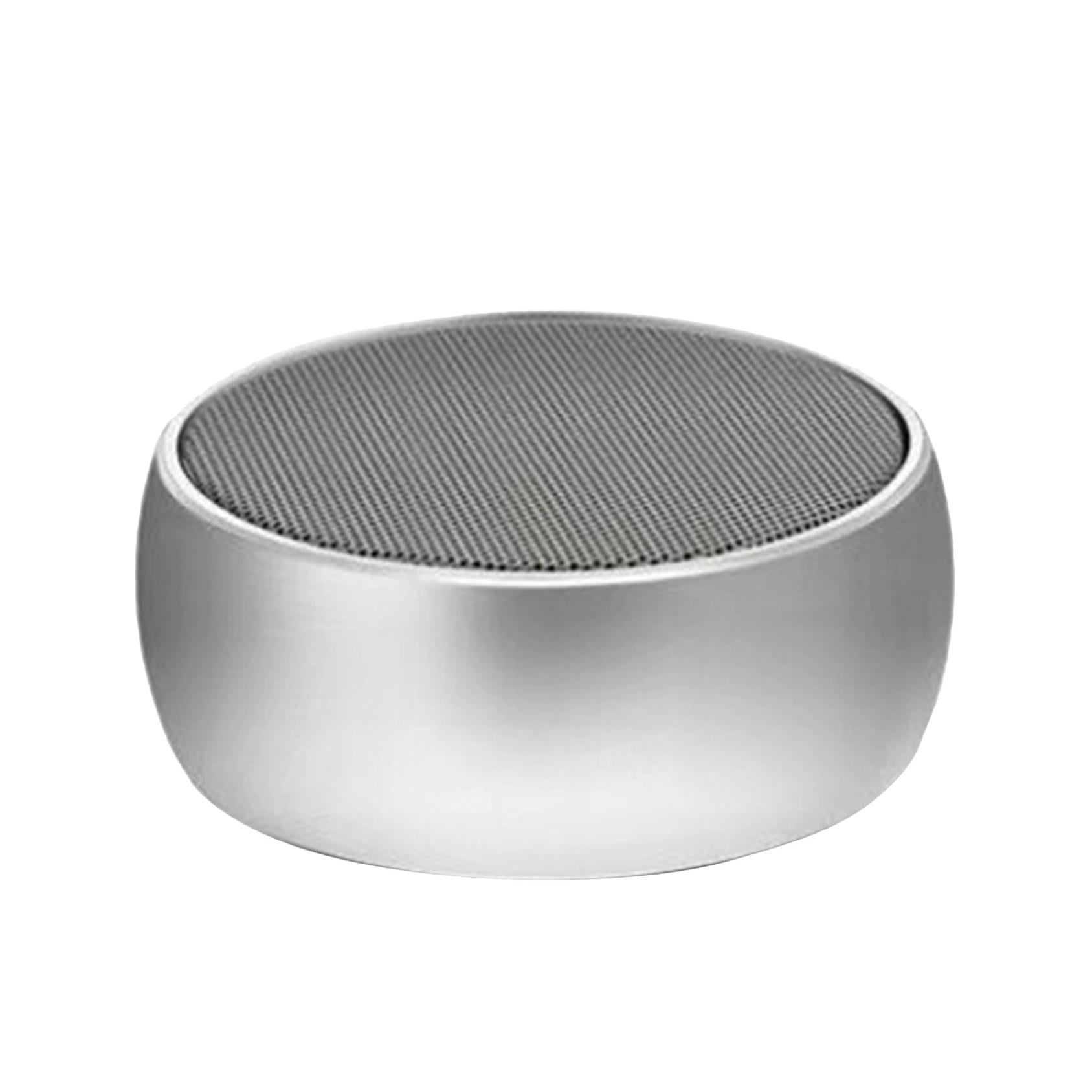 BS02 Bluetooth Smart Speaker, Outdoor Portable Mini Boombox With Bass, Card Slot, And Sound Amplification Silver - Image 2