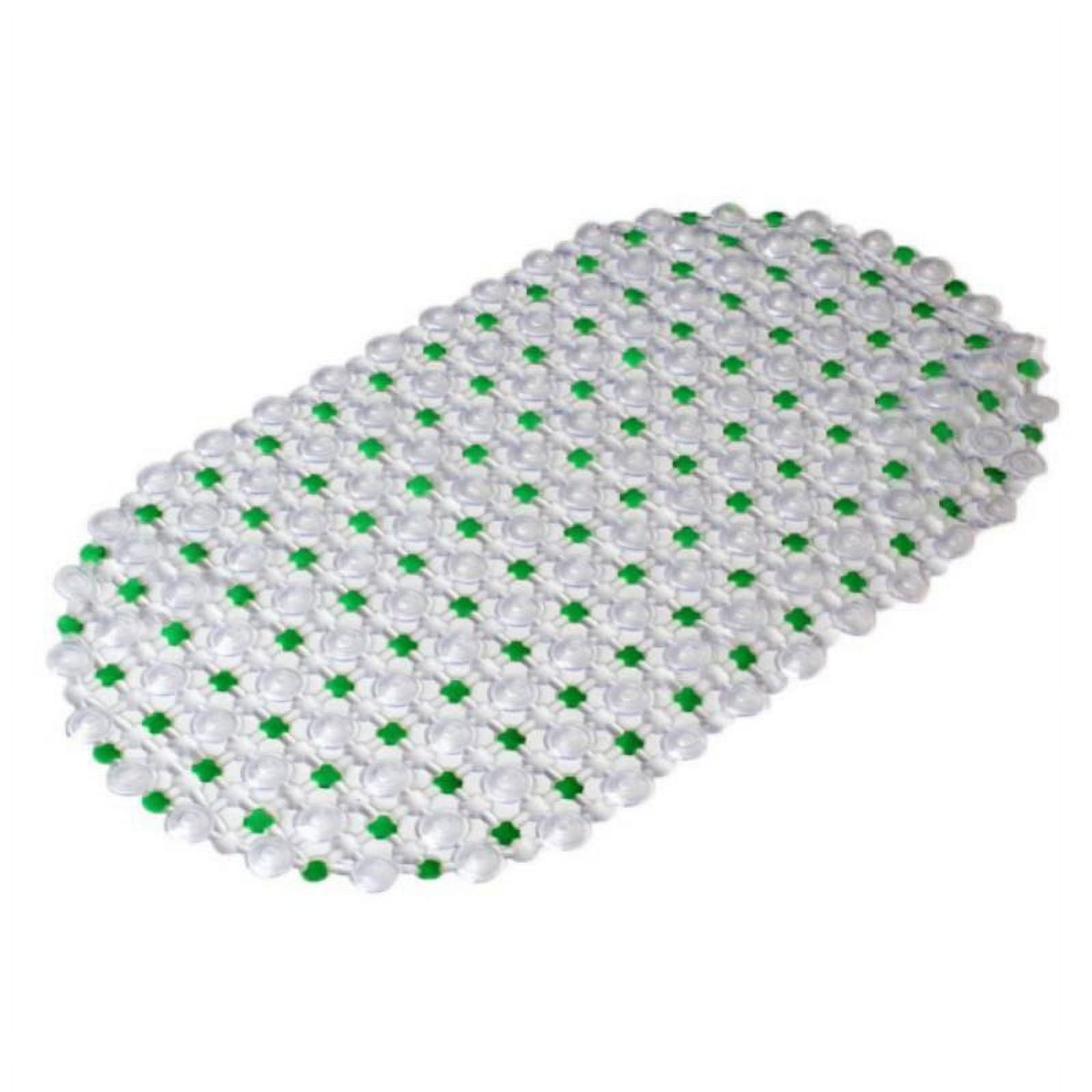 Shower Mats Non Slip Without Suction Cups, 15× 26.8 Inch, PVC Bathroom Mats, Bath Mats for Shower and Bathroom, Quick Drying Blue - Image 4