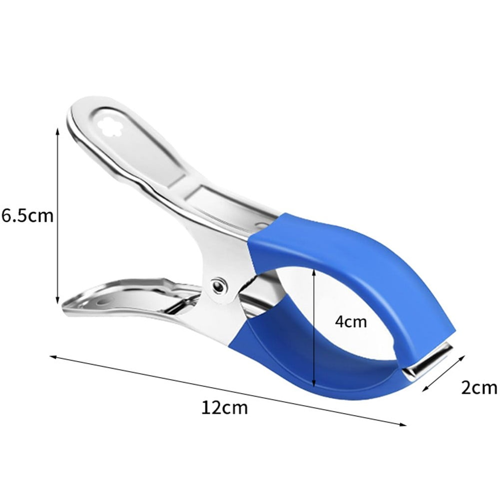 6/30Pcs Pool Cover Clips Stainless Steel Pool Cover Clamps For Above Ground Swimming Pool Wind Guard Clip Black 30pcs blue Blue - Image 2